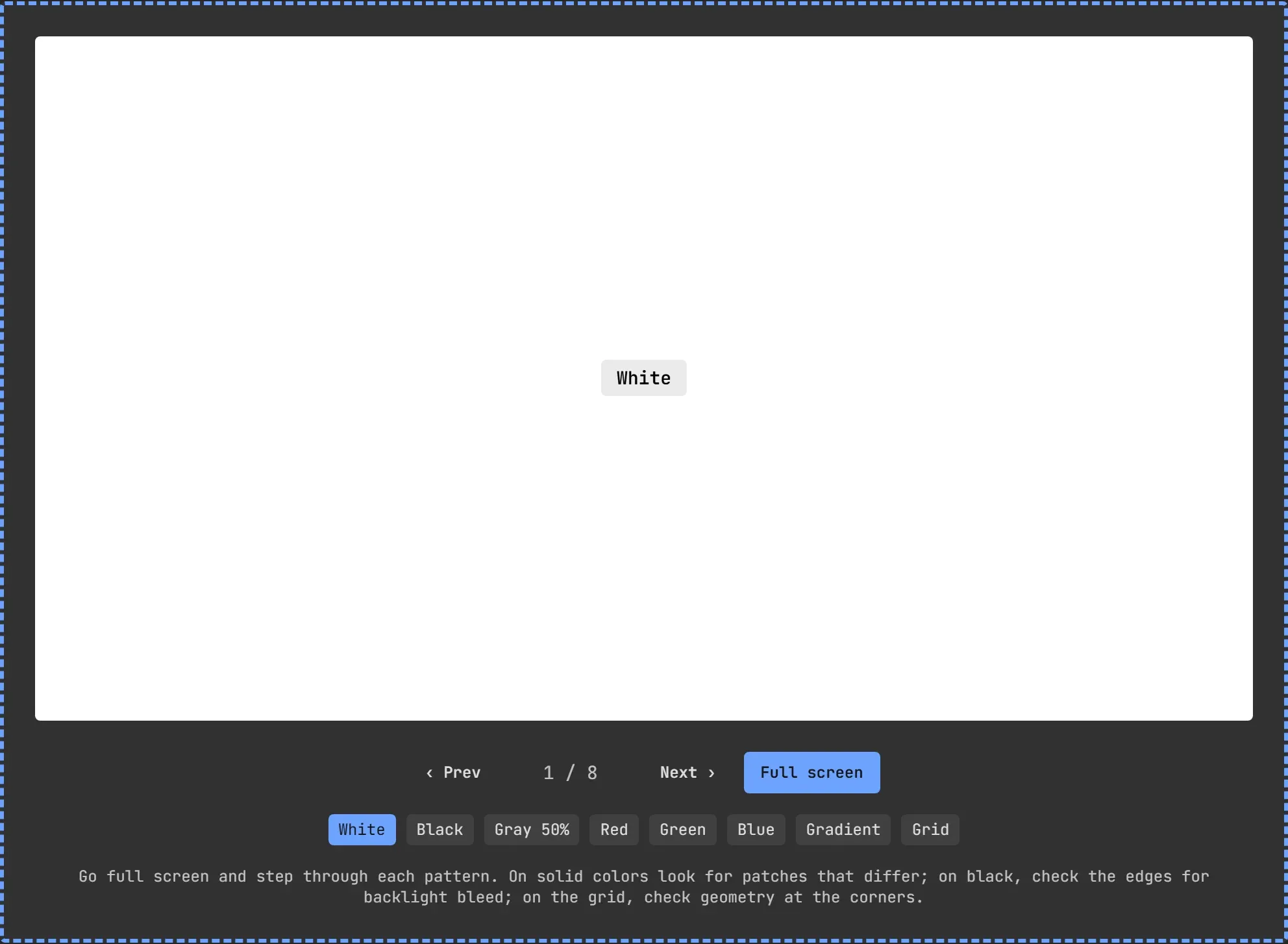 Monitor Test on RigPolice